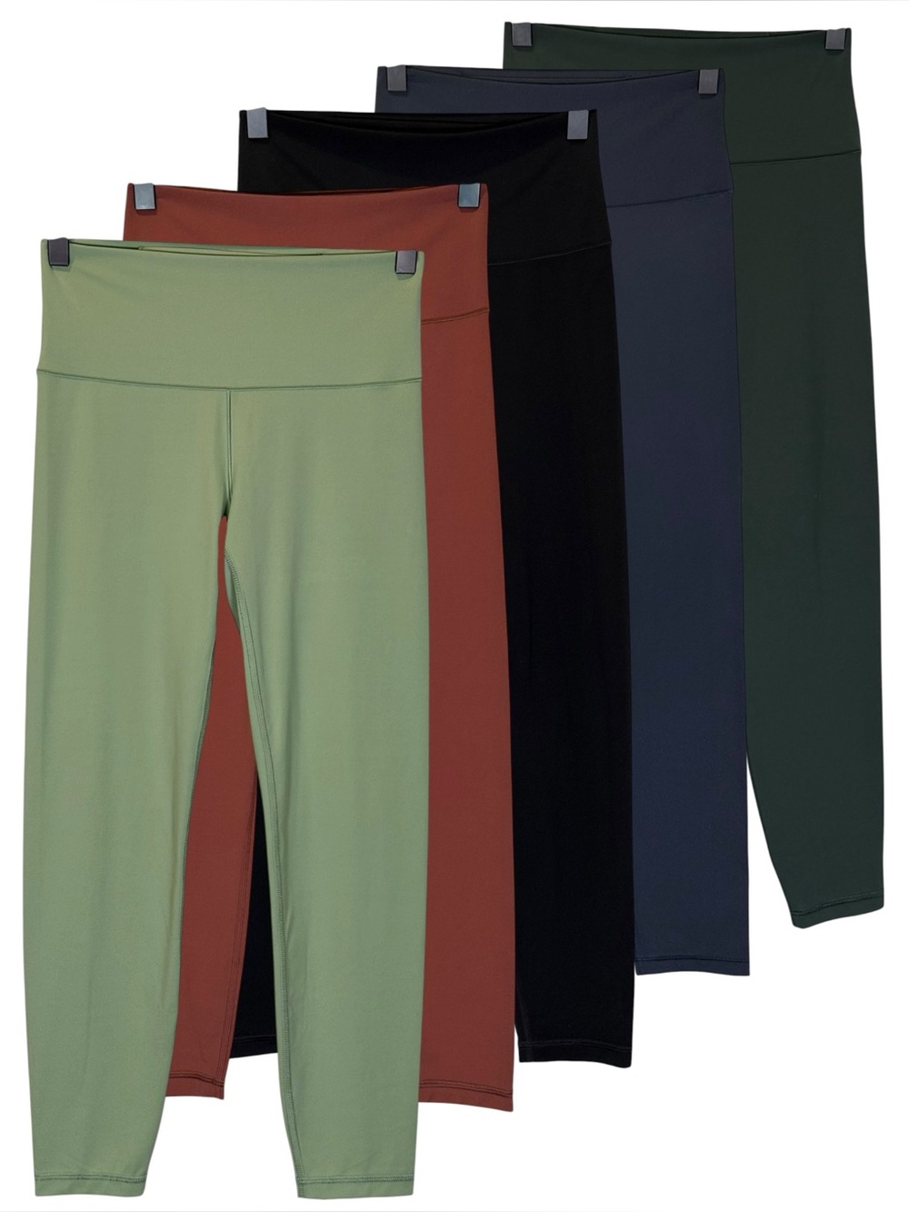 Old Navy Size M Petite Lot of 5 High-Waisted StudioSmooth 7/8 Leggings
